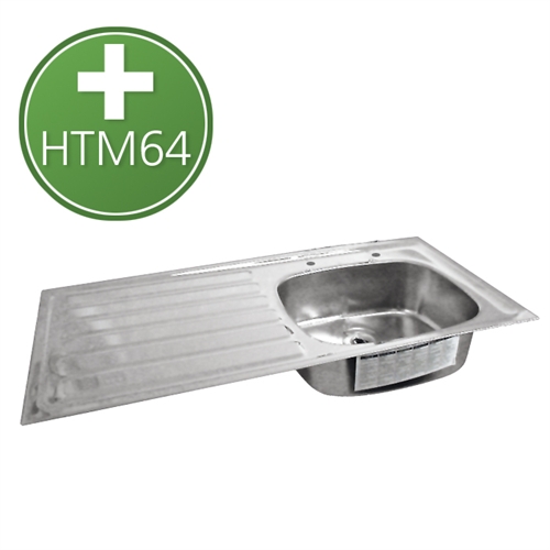 Ibiza HTM64 Sink/ Drainer (920mm) - L/H